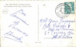 Deauville - Bretter und der Strand - CPA