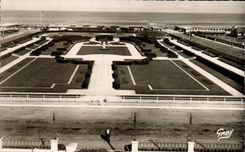 Deauville - der gebluhte Strand - Garten - CPA