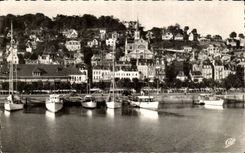 Deauville - das Bassin der Yachten - CPA