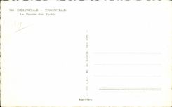 Deauville - das Bassin der Yachten - CPA