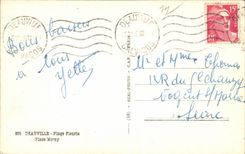 Deauville CPA bluhte Strand