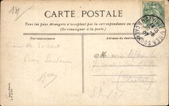 Deauville - Weg des Strandes - CPA