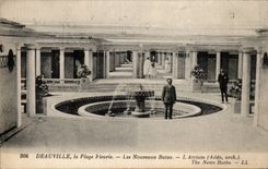 Deauville - der gebluhte Strand - neue Bader - CPA