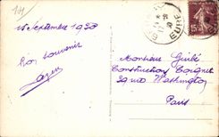 Deauville - gebluhter Strand - das Bassin der Yachten - CPA