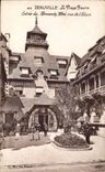 Deauville - gebluhter Strand - Eingang des Normandie-Hotels - Strasse des Verschlusses - CPA