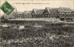 Deauville - Normandie-Hotel und Garten - CPA