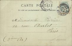 Deauville - gebluhter Strand - Weg des Strandes - CPA