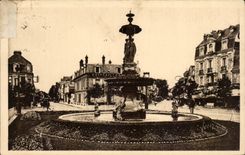 Deauville - gebluhter Strand - Platz Morny - Yvon - CPA