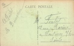 Deauville - gebluhter Strand - Normandie-Hotel - CPA