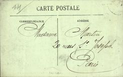 Deauville - Anblick auf den Garten - CPA