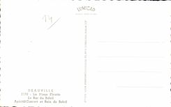 Deauville - der gebluhte Strand - der Stab des Sun - CPA