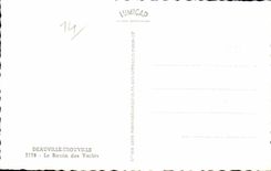 Deauville - der gebluhte Strand - Bassin der Yachten - CPA