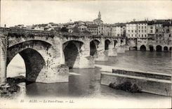 Albi - die alte Brucke - CPA