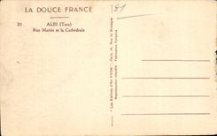 Albi - Strasse heiraten und die Kathedrale - Yvon - CPA