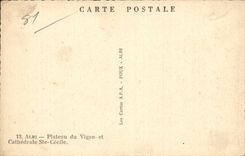 Albi - Platte von Vigan - CPA