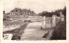 Mesnil Valley - the Small Castle and the Public garden - CPA