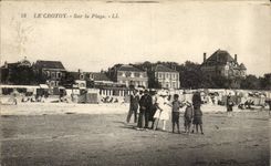 Crotoy - On the Beach - CPA