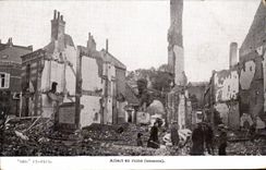 Albert in ruins - CPA