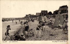 Crotoy - the Beach - CPA