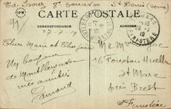 Montlhery - die Platte des Aufsatzes - CPA