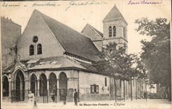 CPA St Maur of the Pits the church