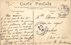 CPA Choisy the King gardens of the town hall