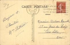 CPA Wood of Vincennes Lake of Saint mande