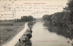 CPA Perreux Edges of the Marne Seen artistic