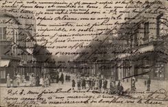 CPA Choisy the King the street Thiers TOP Ass donkey