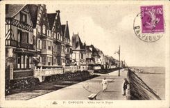 CPA Cabourg Landhauser auf der Verdammung