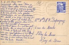 CPA Cabourg Panorama und Garten