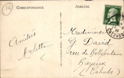 CPA Cabourg Allee von Versailles