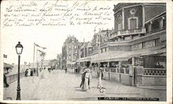 CPA Cabourg der Weg des Strandes