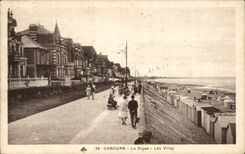 CPA Cabourg die Verdammungslandhauser