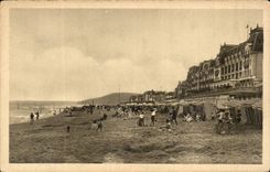 CPA Cabourg der Strand