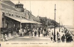 Cabourg CPA die Kasino Prachtstrasse Englisch