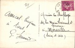 Cabourg CPA Landhauser und der Strand pro Stunde des Bades