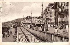 Cabourg CPA Prachtstrasse von Englisch und von Seite