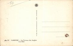 Cabourg CPA die Terrasse von Englisch in Richtung zum Osten