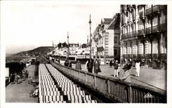 Cabourg CPA Prachtstrasse von Englisch und von Strand