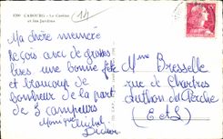 Cabourg CPA das Kasino und die Garten