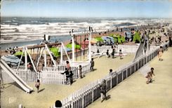 Cabourg CPA der Strand und die Spiele
