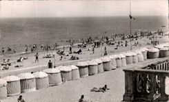 Cabourg CPA der Strand