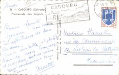 Cabourg CPA Weg von Englisch
