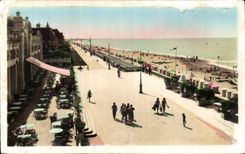 Cabourg CPA die Terrasse des angalsi in Richtung zum Westen