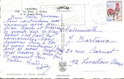 Cabourg CPA der Strand das Kasino und das grosse Hotel