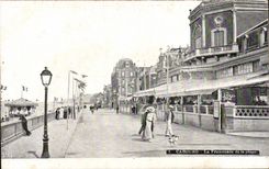 Cabourg CPA der Weg des Strandes