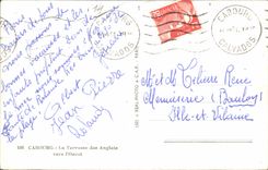 Cabourg CPA die Terrasse von Englisch in Richtung zum Westen