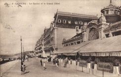 Cabourg CPA das Kasino und das grosse Hotel
