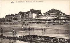 Cabourg CPA das Kasino und das grosse Hotel